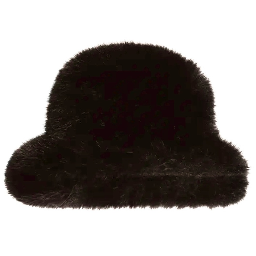 Elegant Brown Faux Fur Women's Hat